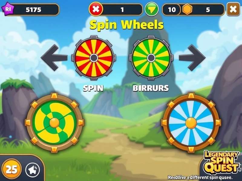 Different Spin Wheels in Legendary Spin Quest
